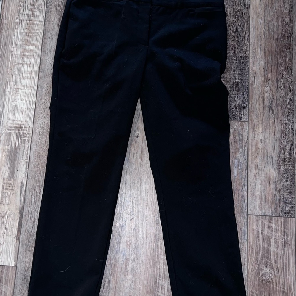 Valerie Stevens Classic Black Trousers, Size 10